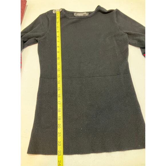 Horseware AA Platinum Ladies Sina Equestrian Viscose Sweater Black Red Size XS - Picture 6 of 9